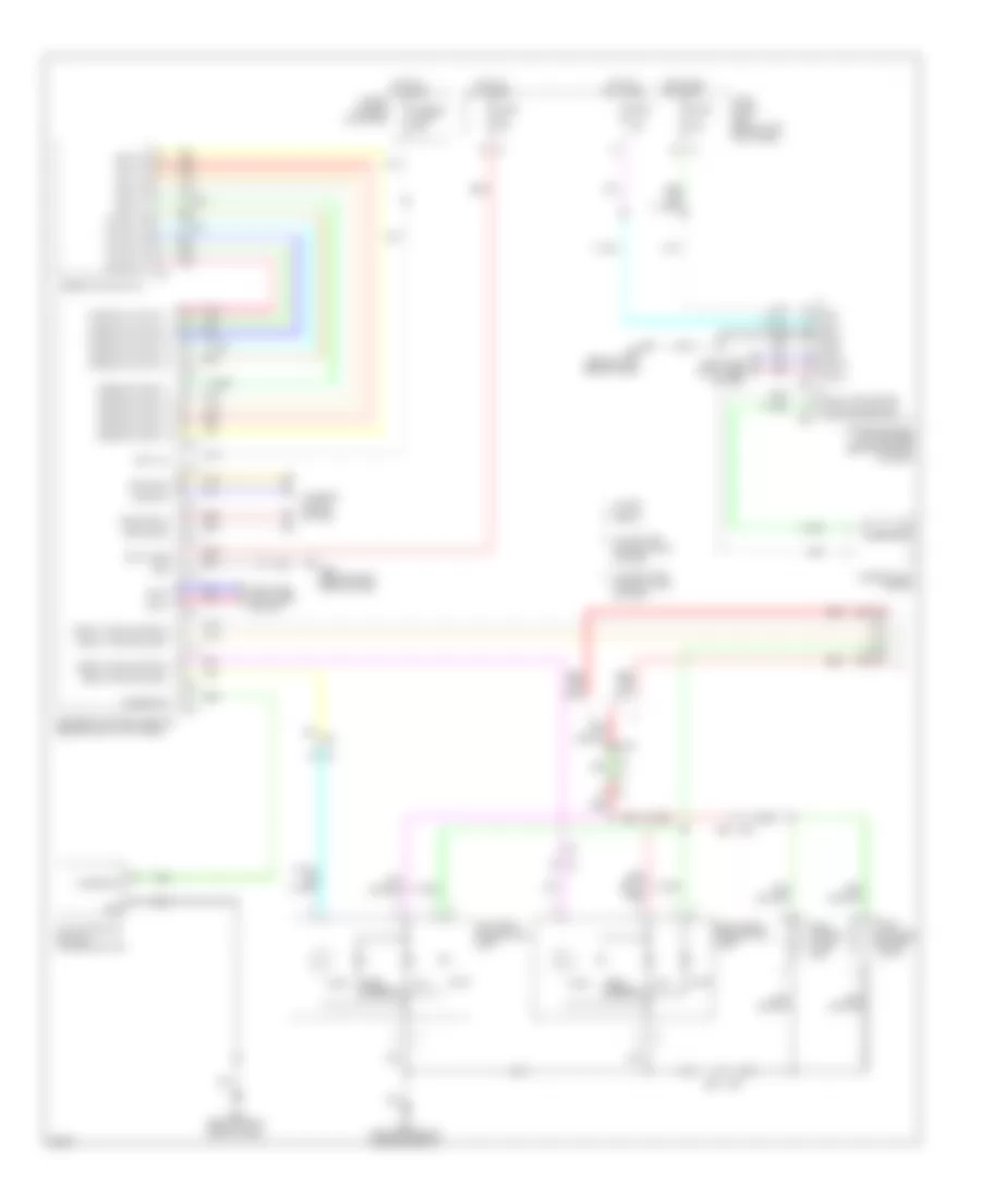 Exterior Lamps Wiring Diagram, Coupe (1 of 3) for Infiniti G37 Journey 2011