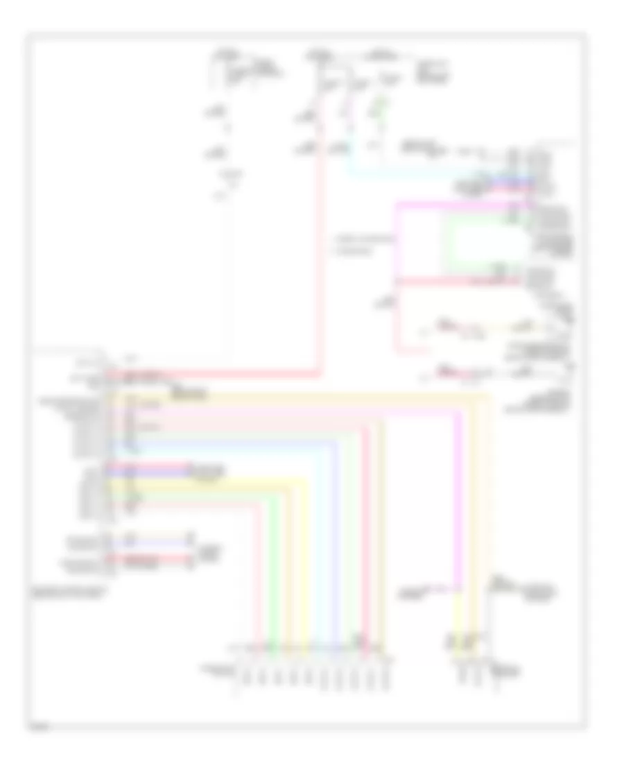 Headlights Wiring Diagram 1 of 2 for Infiniti G37 Journey 2011