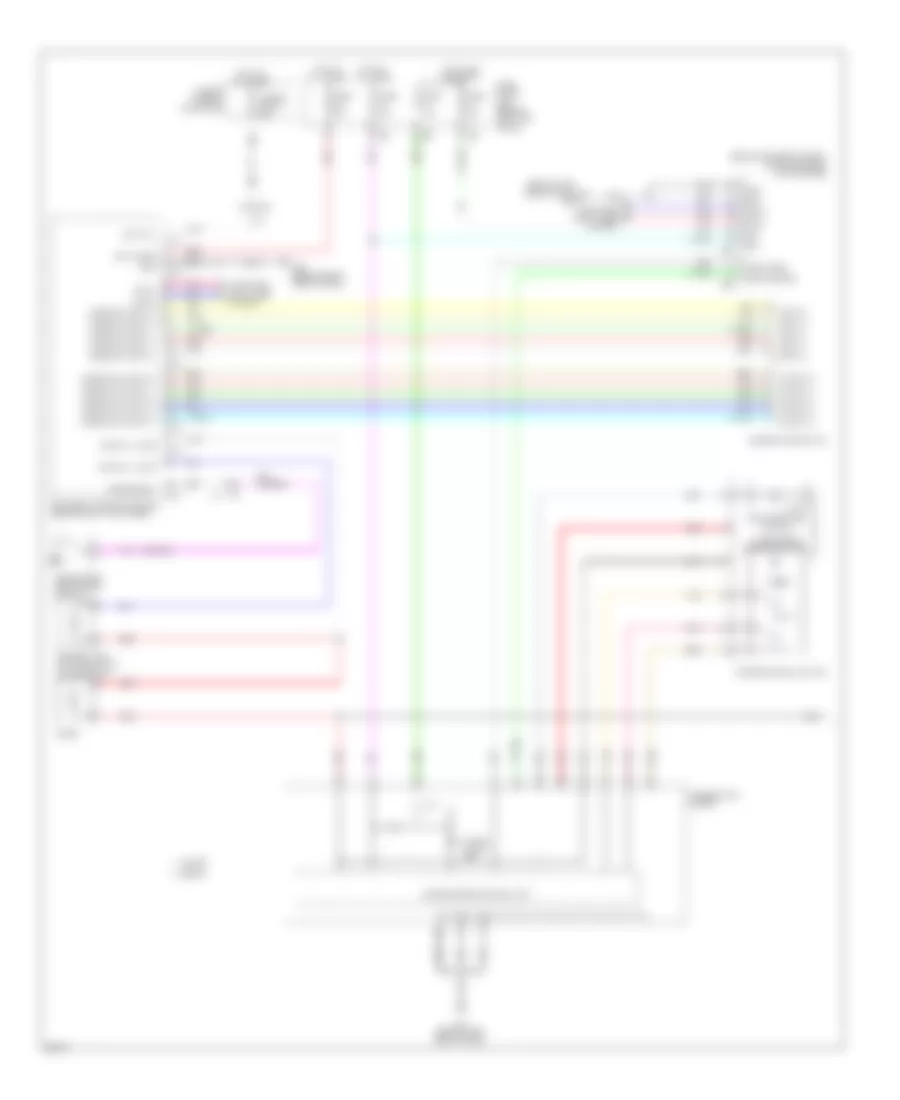 Instrument Illumination Wiring Diagram Except Convertible 1 of 2 for Infiniti G37 Journey 2011