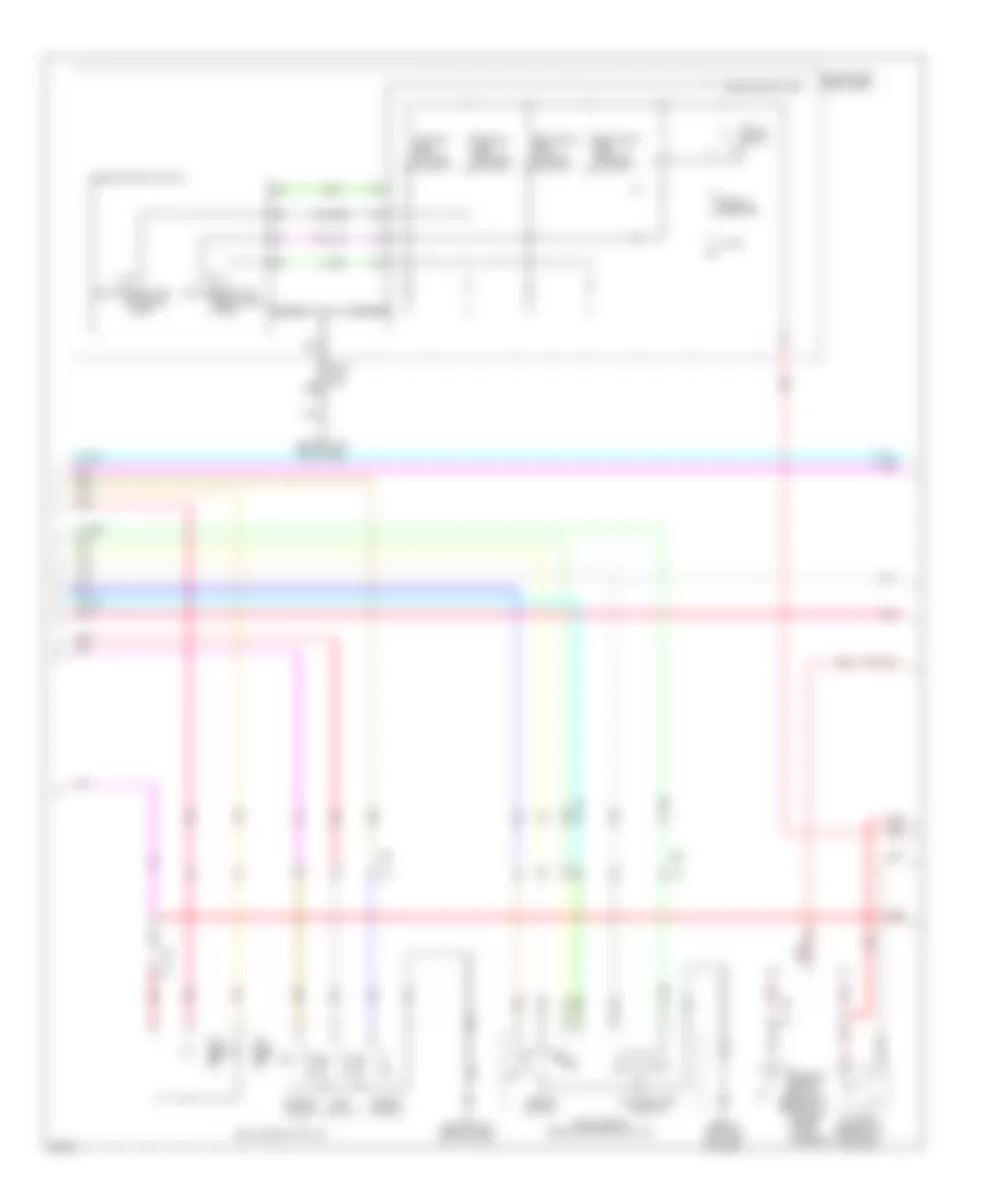 Memory Systems Wiring Diagram, Sedan (2 of 3) for Infiniti G37 Journey 2011