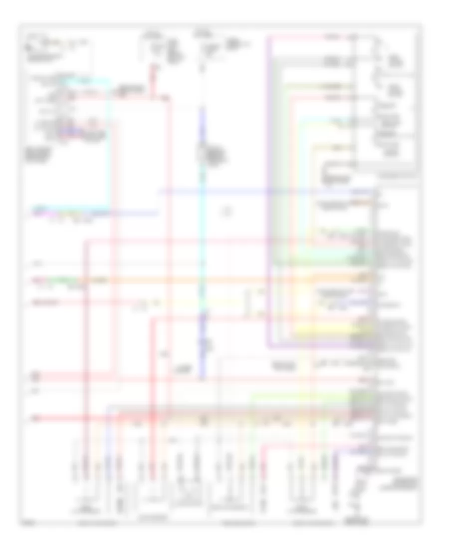 Memory Systems Wiring Diagram Sedan 3 of 3 for Infiniti G37 Journey 2011