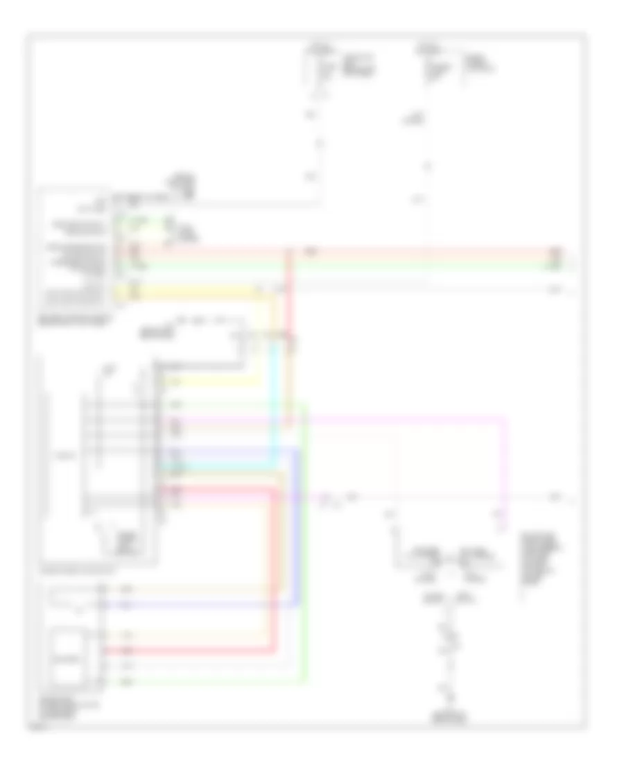 Power Windows Wiring Diagram Convertible 1 of 2 for Infiniti G37 Journey 2011