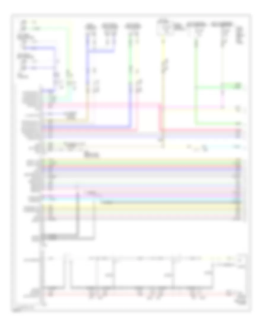 Base Radio Wiring Diagram Convertible 1 of 3 for Infiniti G37 Journey 2011
