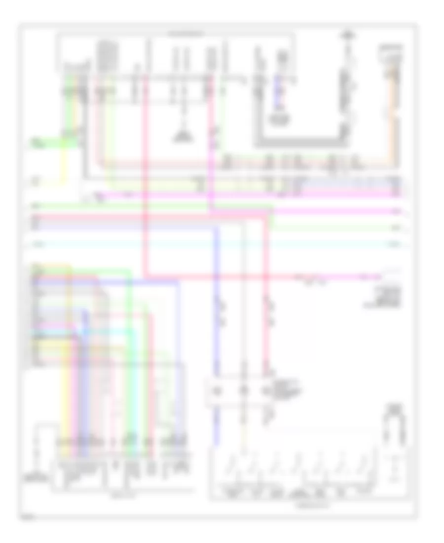 Base Radio Wiring Diagram, Convertible (2 of 3) for Infiniti G37 Journey 2011
