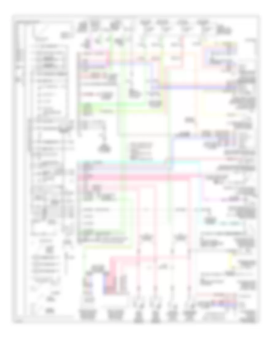 Instrument Cluster Wiring Diagram for Infiniti G35 x 2004