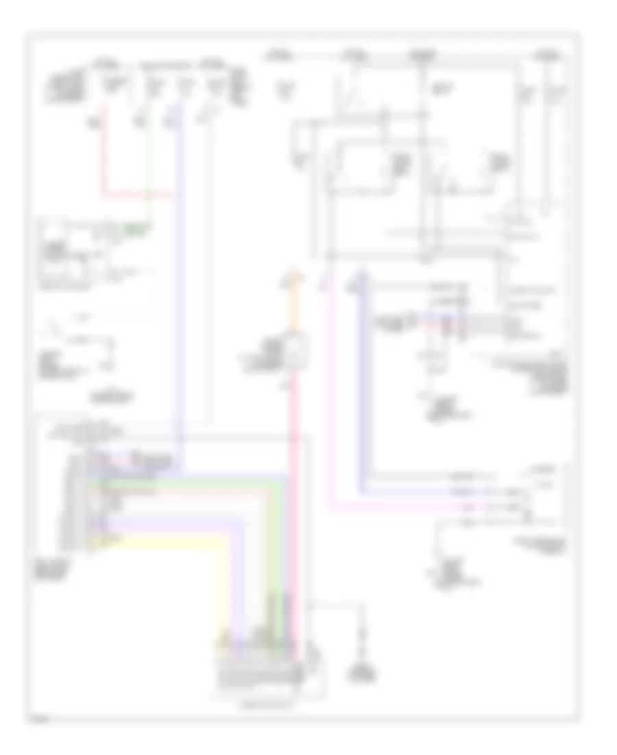 Wiper Washer Wiring Diagram for Infiniti G35 x 2004