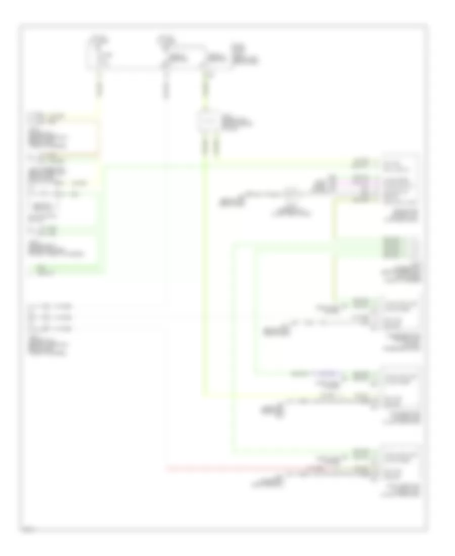 Forced Entry Wiring Diagram 2 of 2 for Infiniti Q45 2004