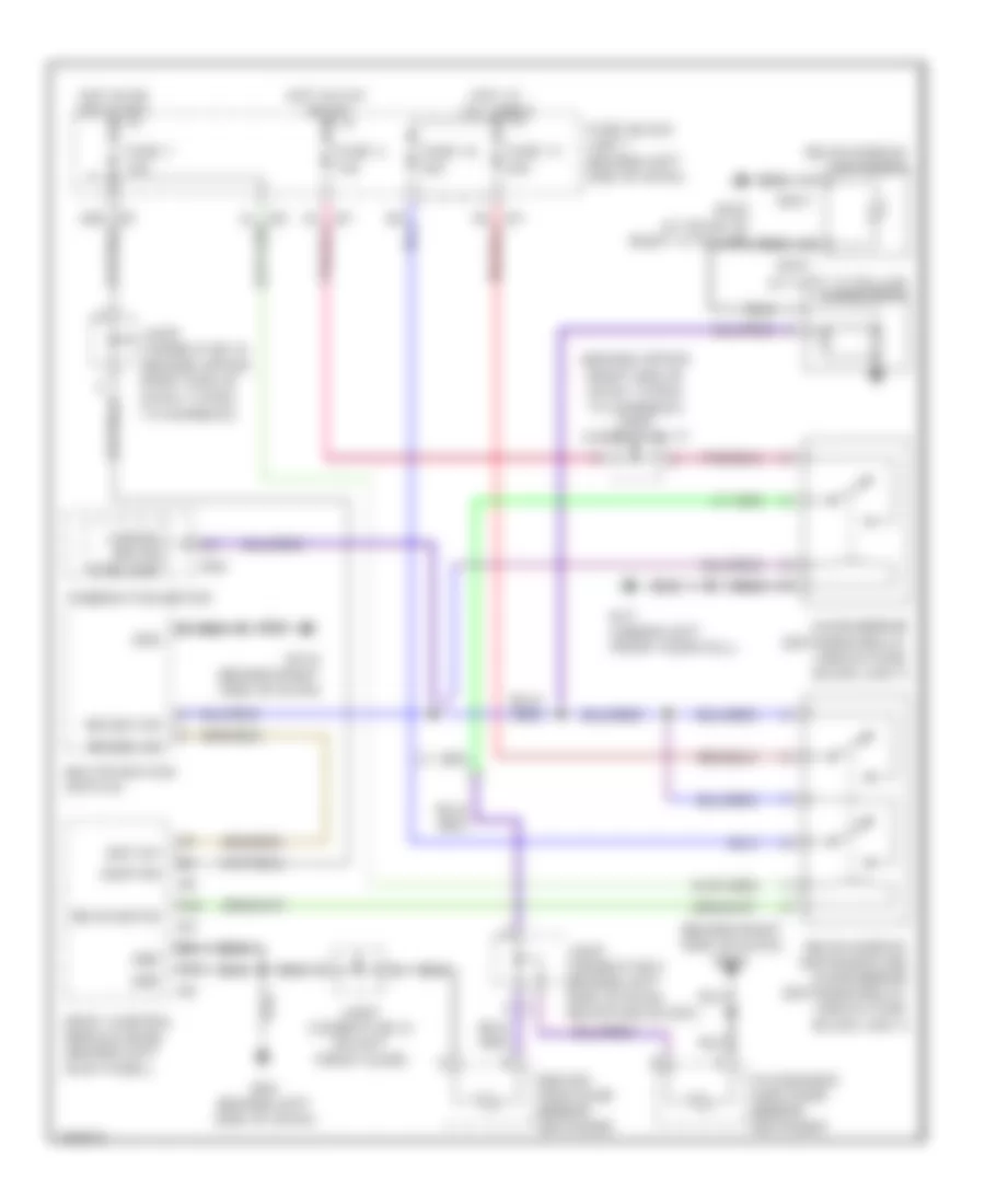 Defoggers Wiring Diagram for Infiniti Q45 2004