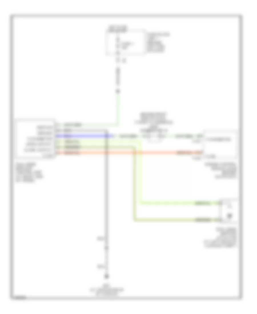 Electronic Muffler Wiring Diagram for Infiniti Q45 2004