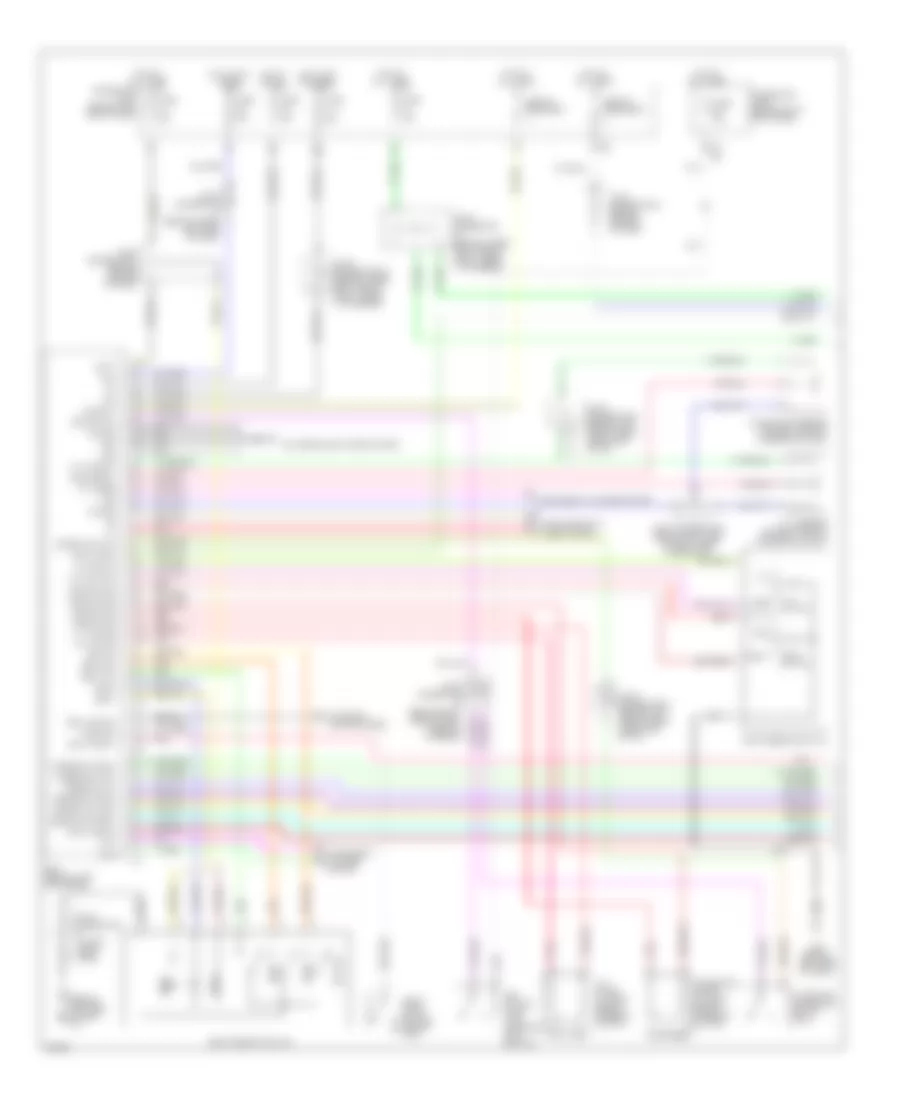 Memory Systems Wiring Diagram 1 of 3 for Infiniti Q45 2004