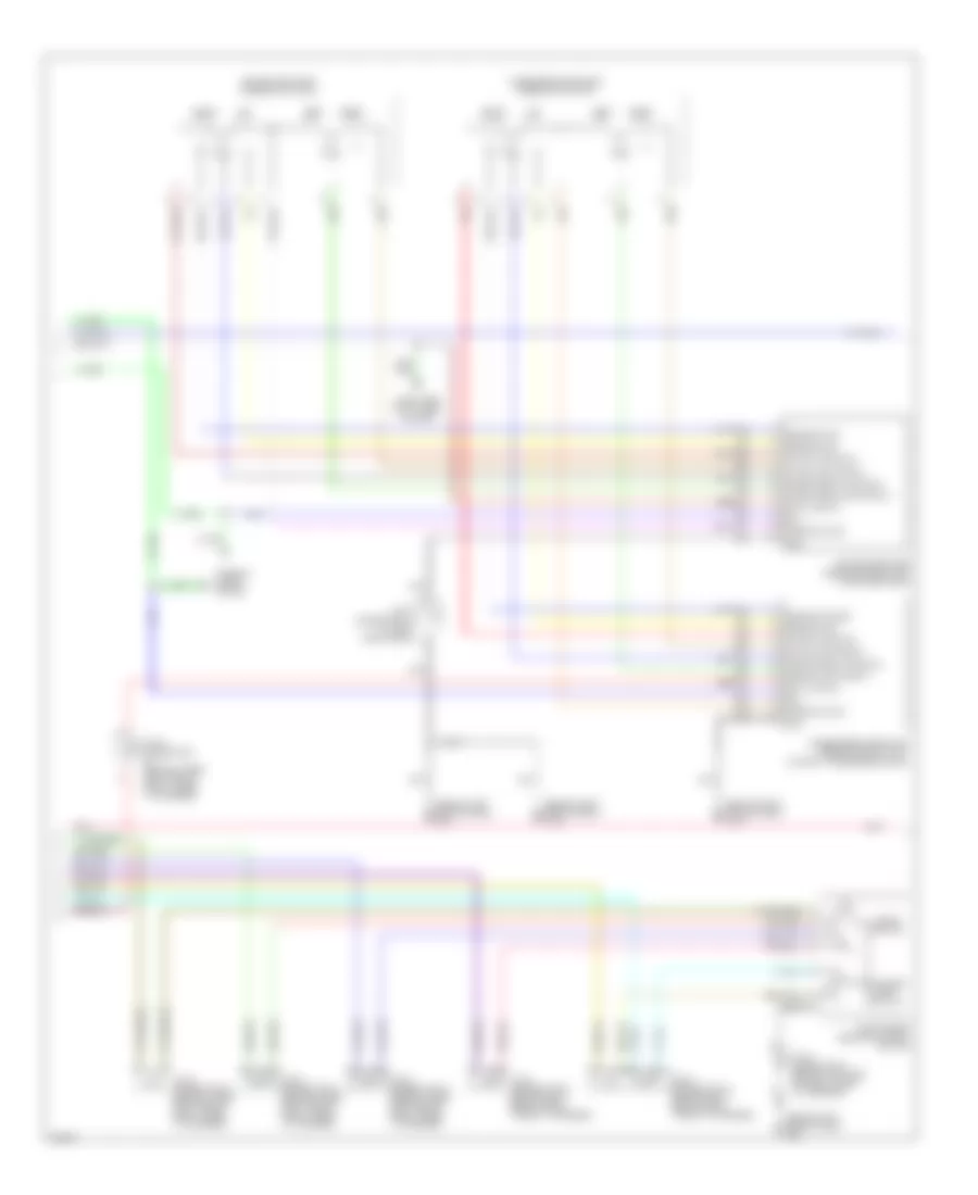 Memory Systems Wiring Diagram 2 of 3 for Infiniti Q45 2004