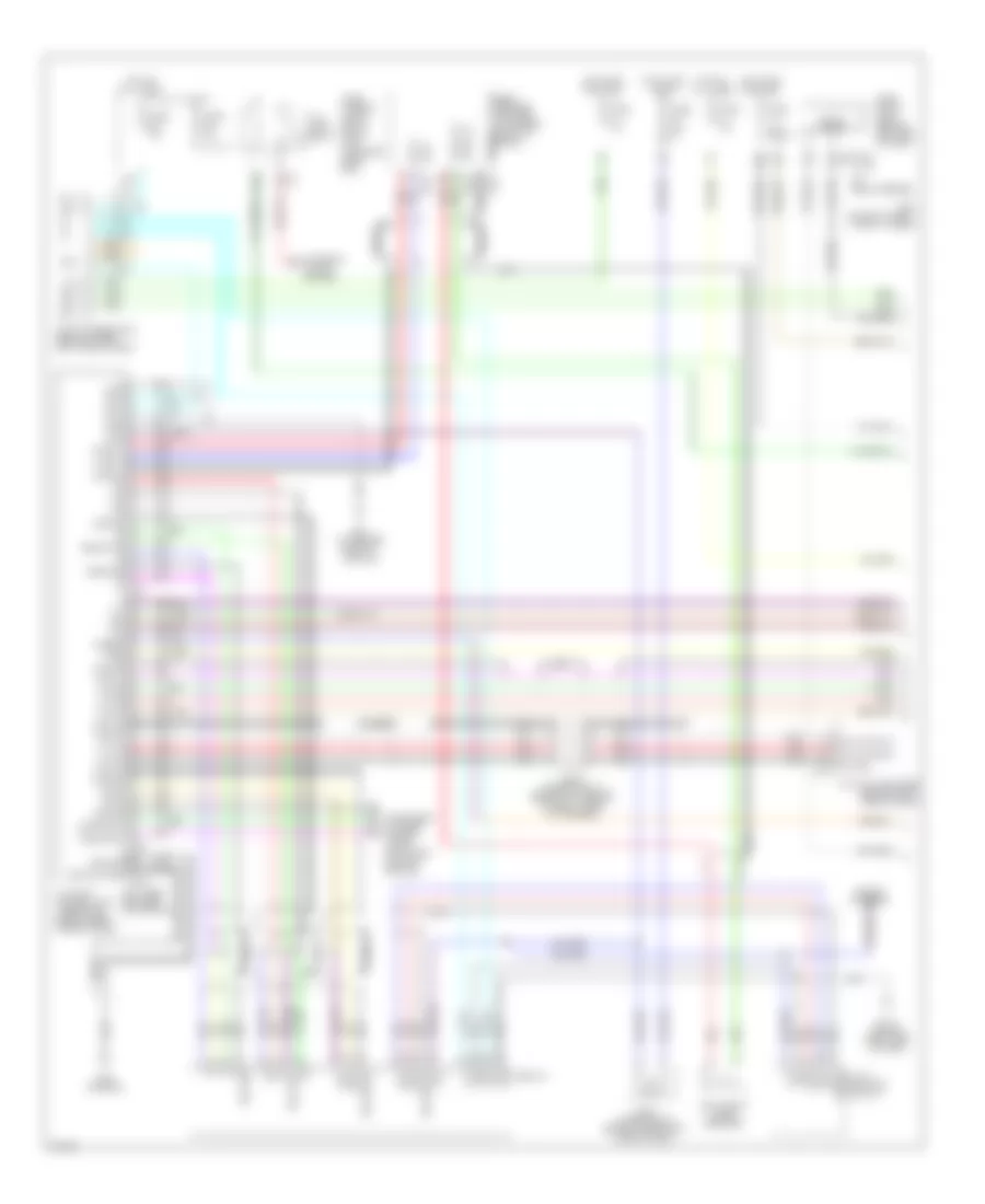 Navigation Wiring Diagram 1 of 2 for Infiniti Q45 2004