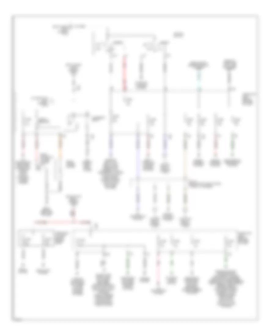 Power Distribution Wiring Diagram 2 of 3 for Infiniti Q45 2004