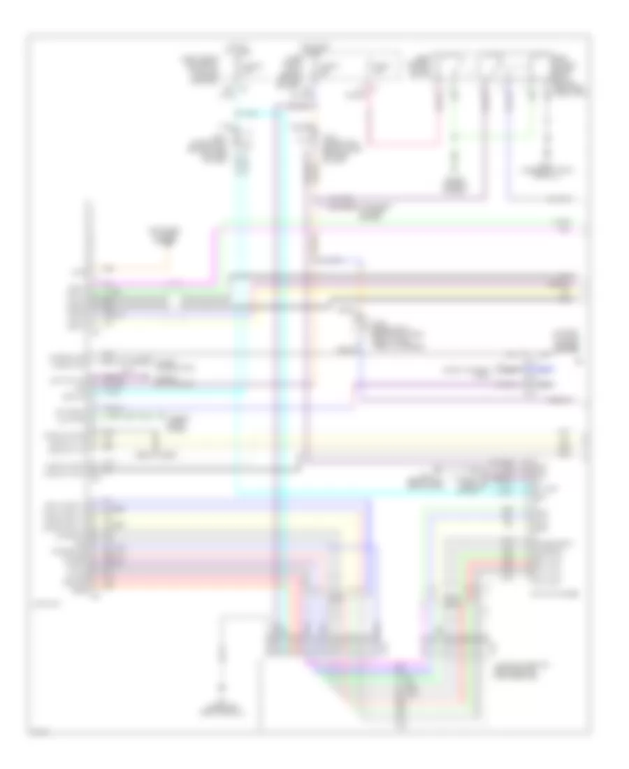 Radio Wiring Diagram 1 of 2 for Infiniti Q45 2004