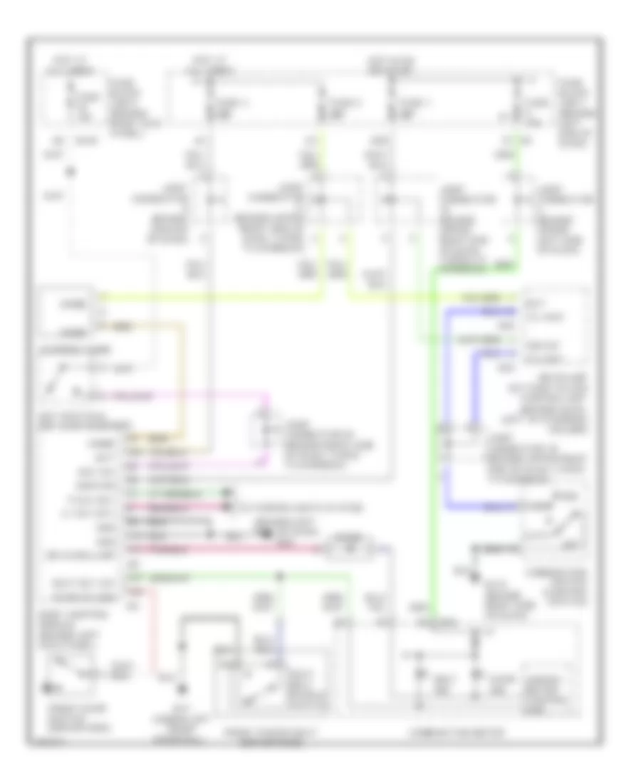 Chime Wiring Diagram for Infiniti Q45 2004