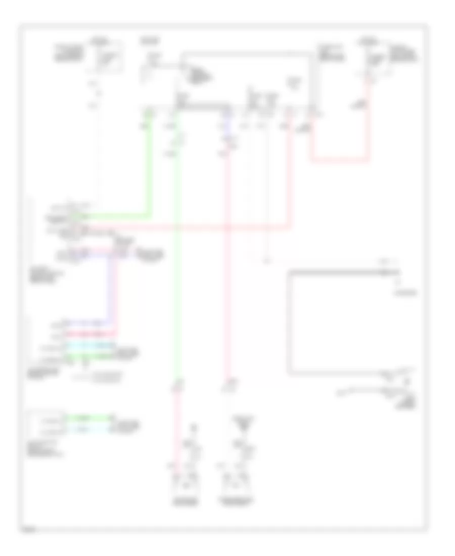 Defoggers Wiring Diagram for Infiniti M56 2011