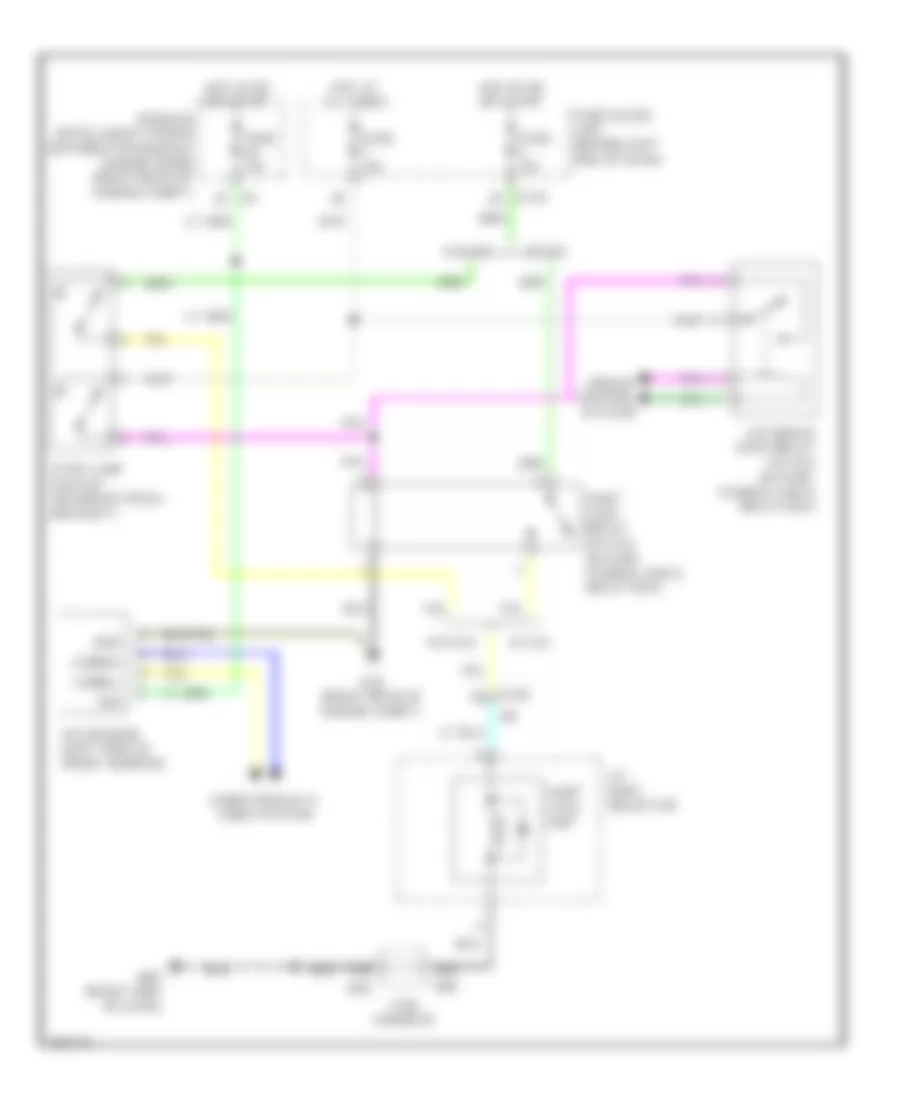 Shift Interlock Wiring Diagram for Infiniti M56 2011