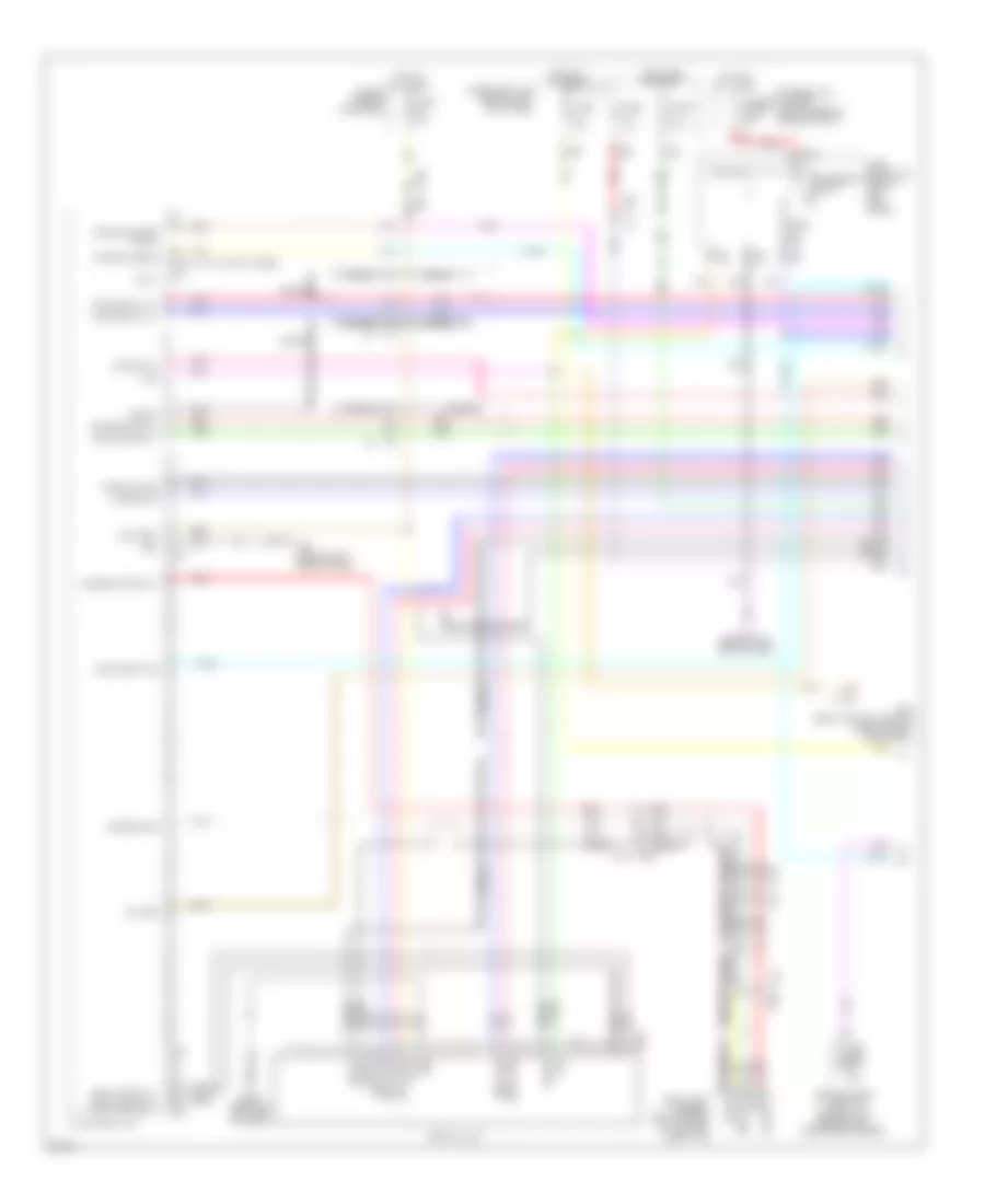 Navigation Wiring Diagram Convertible 1 of 4 for Infiniti G37 IPL 2013