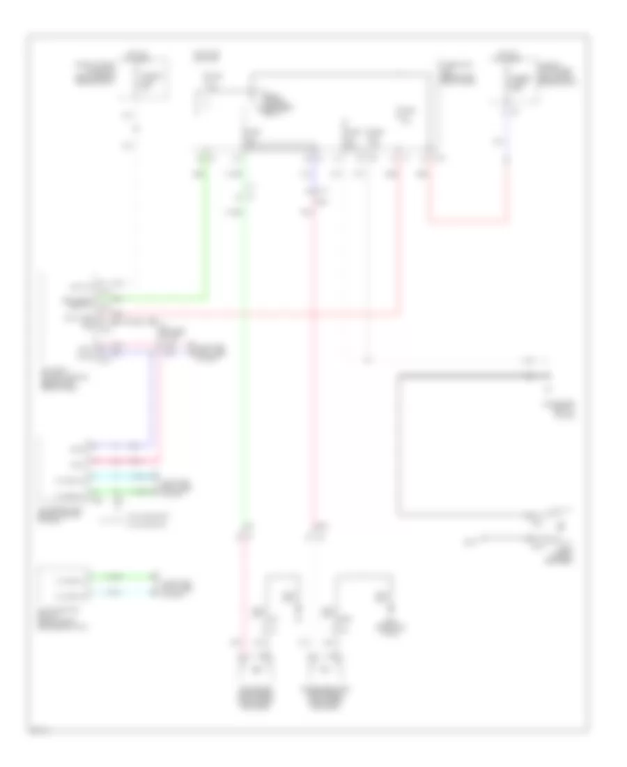 Defoggers Wiring Diagram for Infiniti M56 x 2013