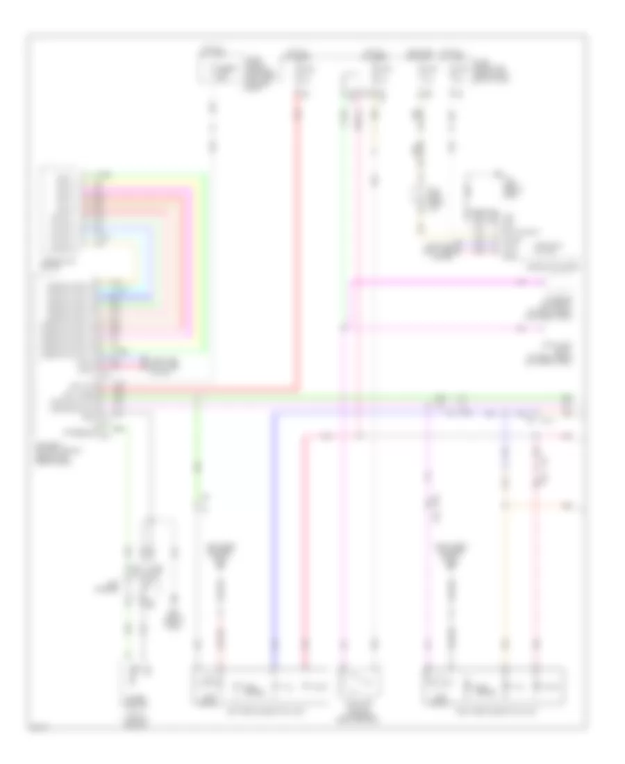 Exterior Lamps Wiring Diagram 1 of 2 for Infiniti M56 x 2013