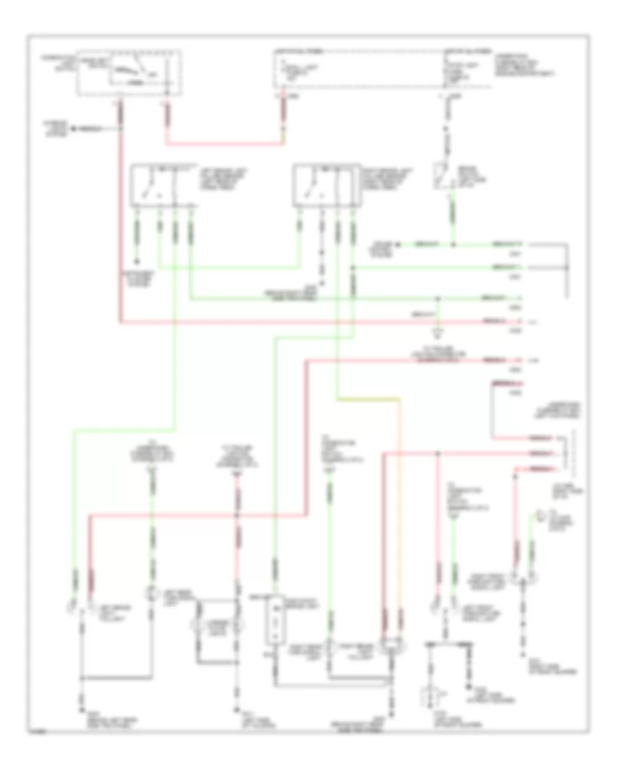 Exterior Lamps Wiring Diagram 1 of 2 for Isuzu Oasis S 1997
