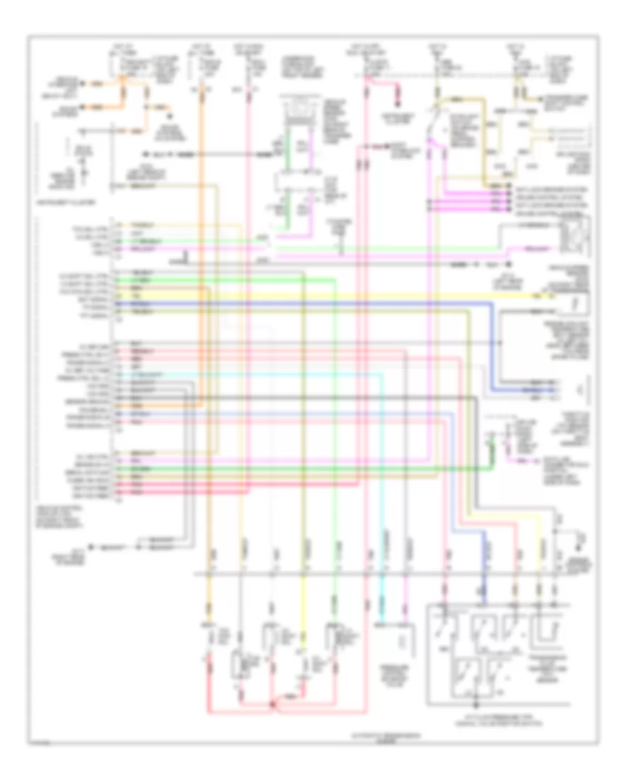 4 3L A T Wiring Diagram for Isuzu Hombre S 2000