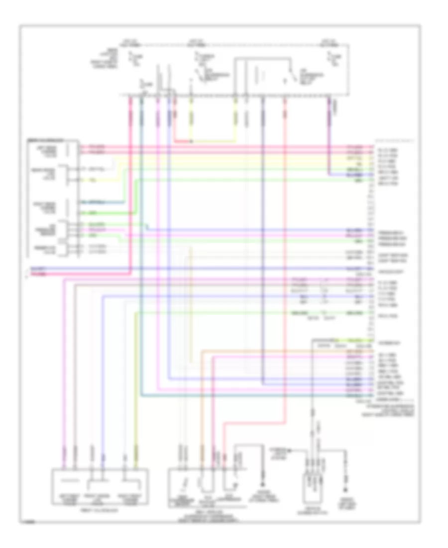 Air Suspension Wiring Diagram 2 of 2 for Land Rover Range Rover 2013