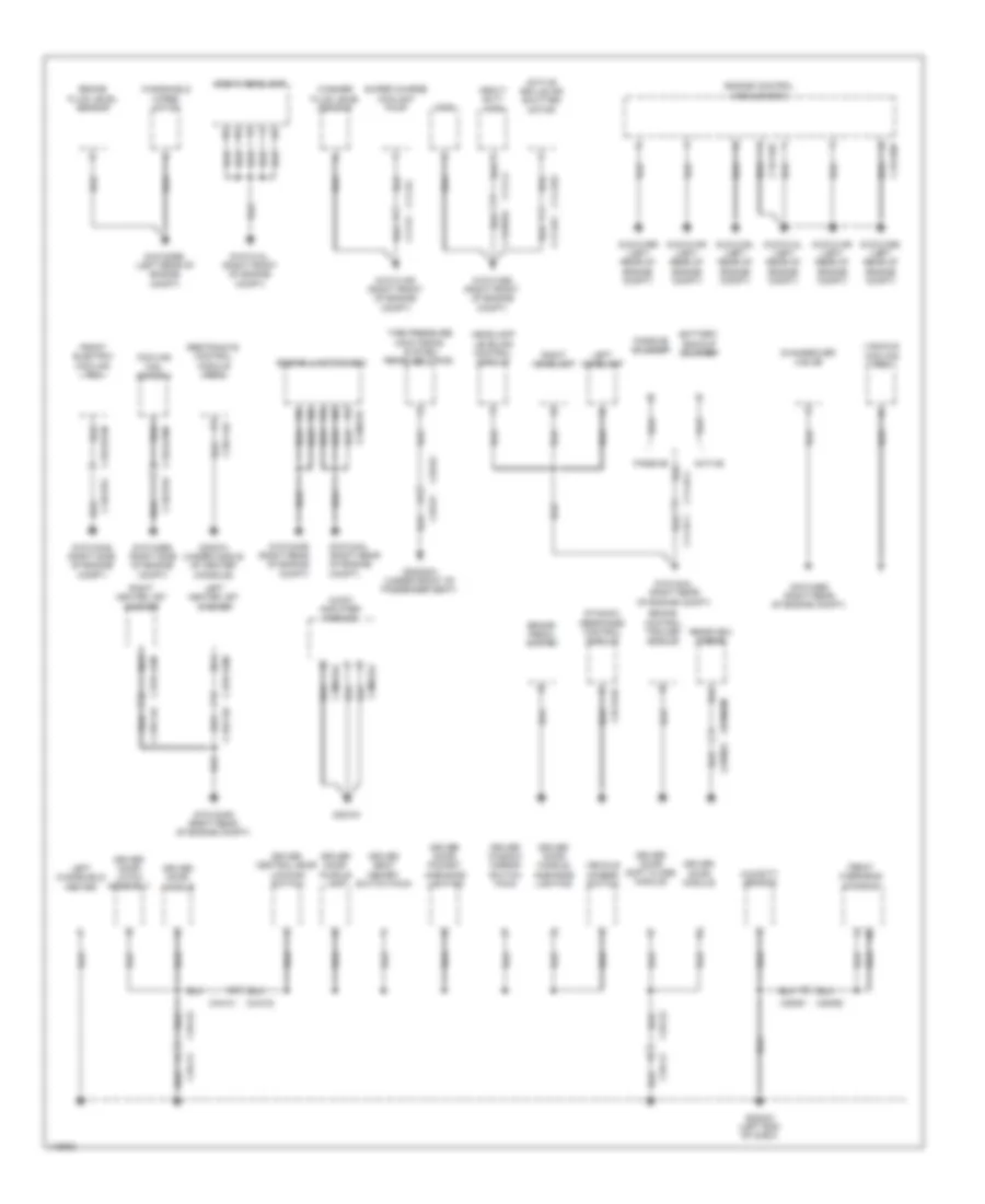 Ground Distribution Wiring Diagram 2 of 7 for Land Rover Range Rover 2013