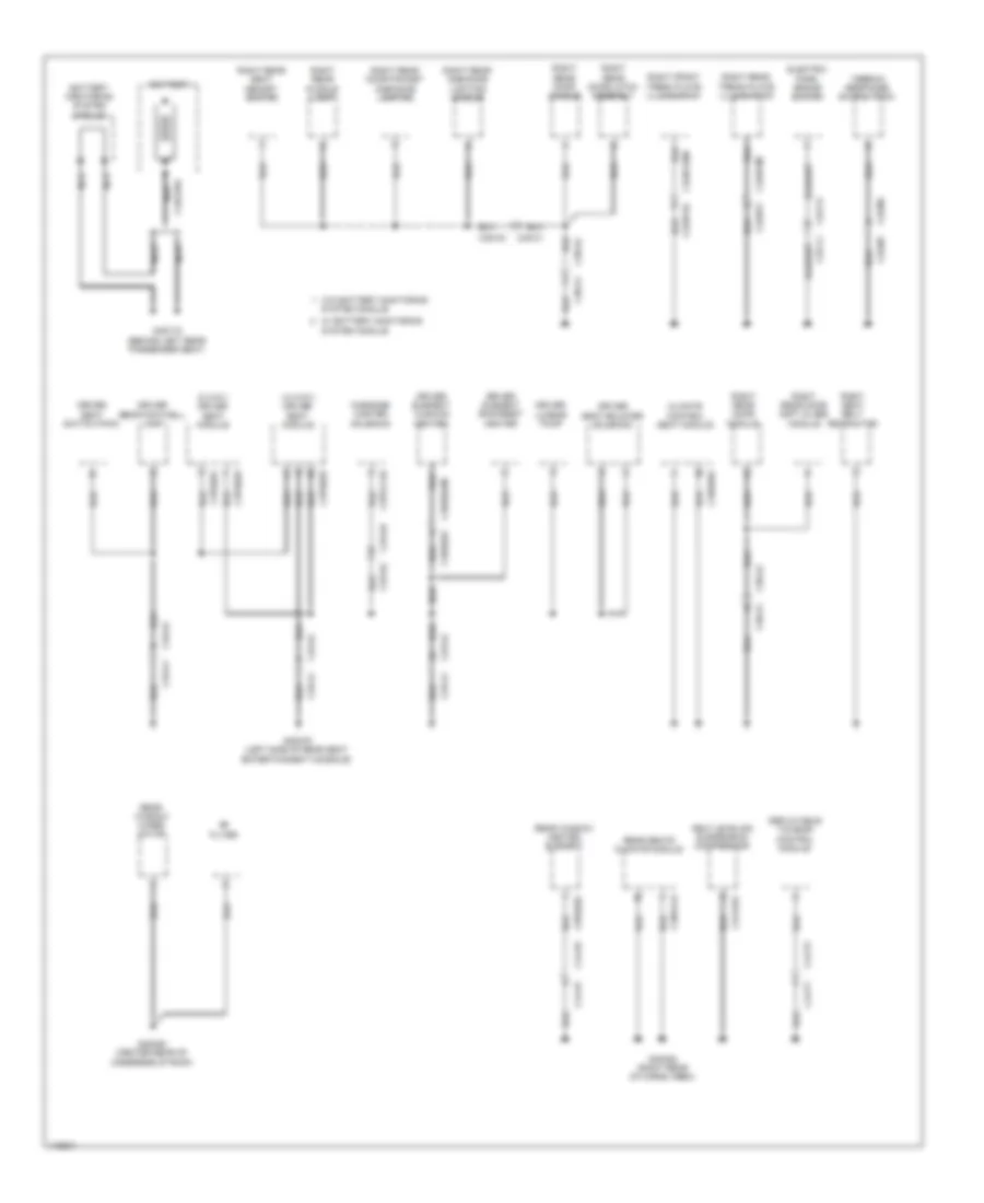 Ground Distribution Wiring Diagram 4 of 7 for Land Rover Range Rover 2013