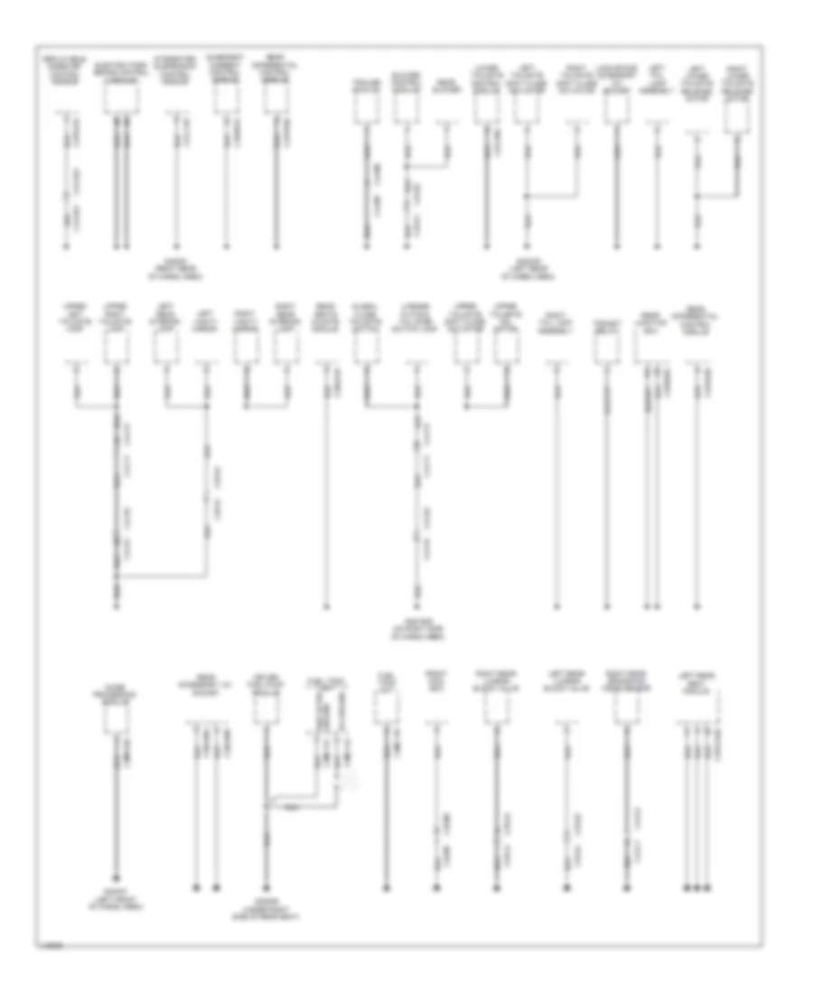Ground Distribution Wiring Diagram 5 of 7 for Land Rover Range Rover 2013