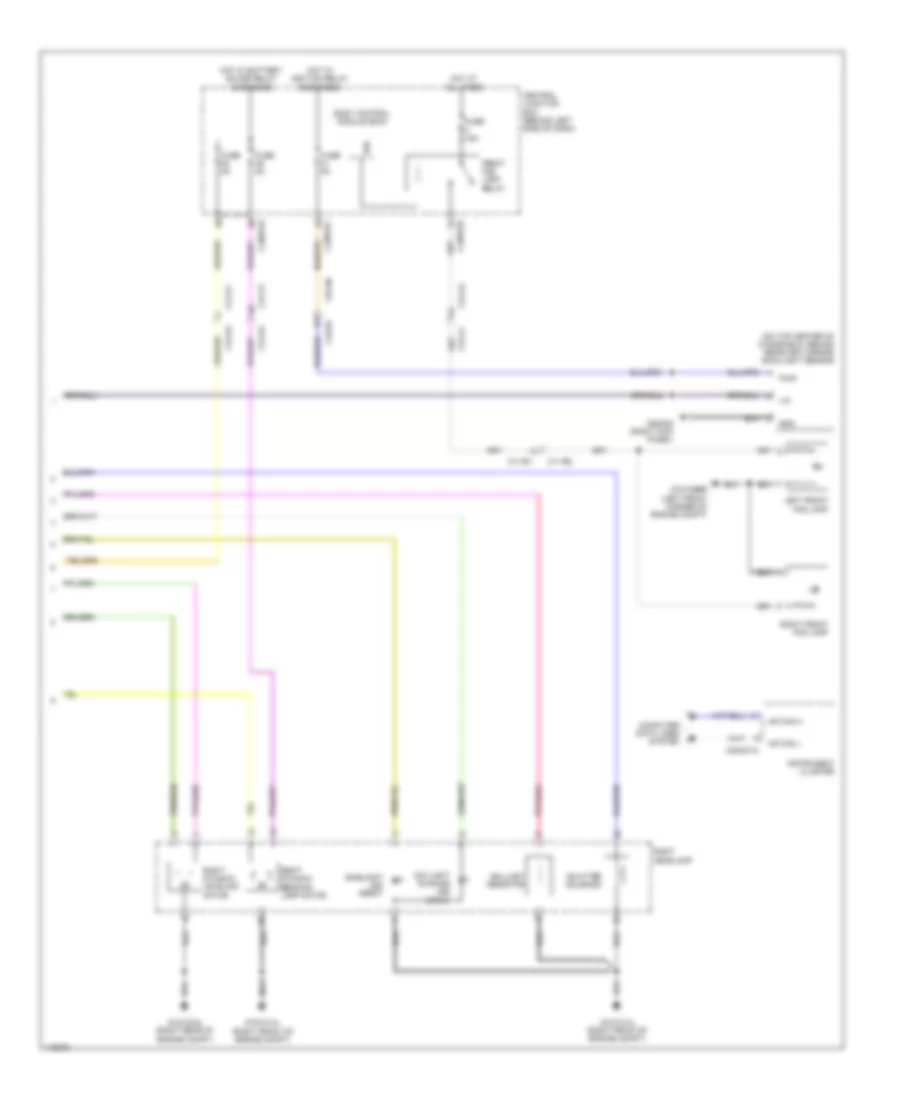 Headlights Wiring Diagram 2 of 2 for Land Rover Range Rover 2013