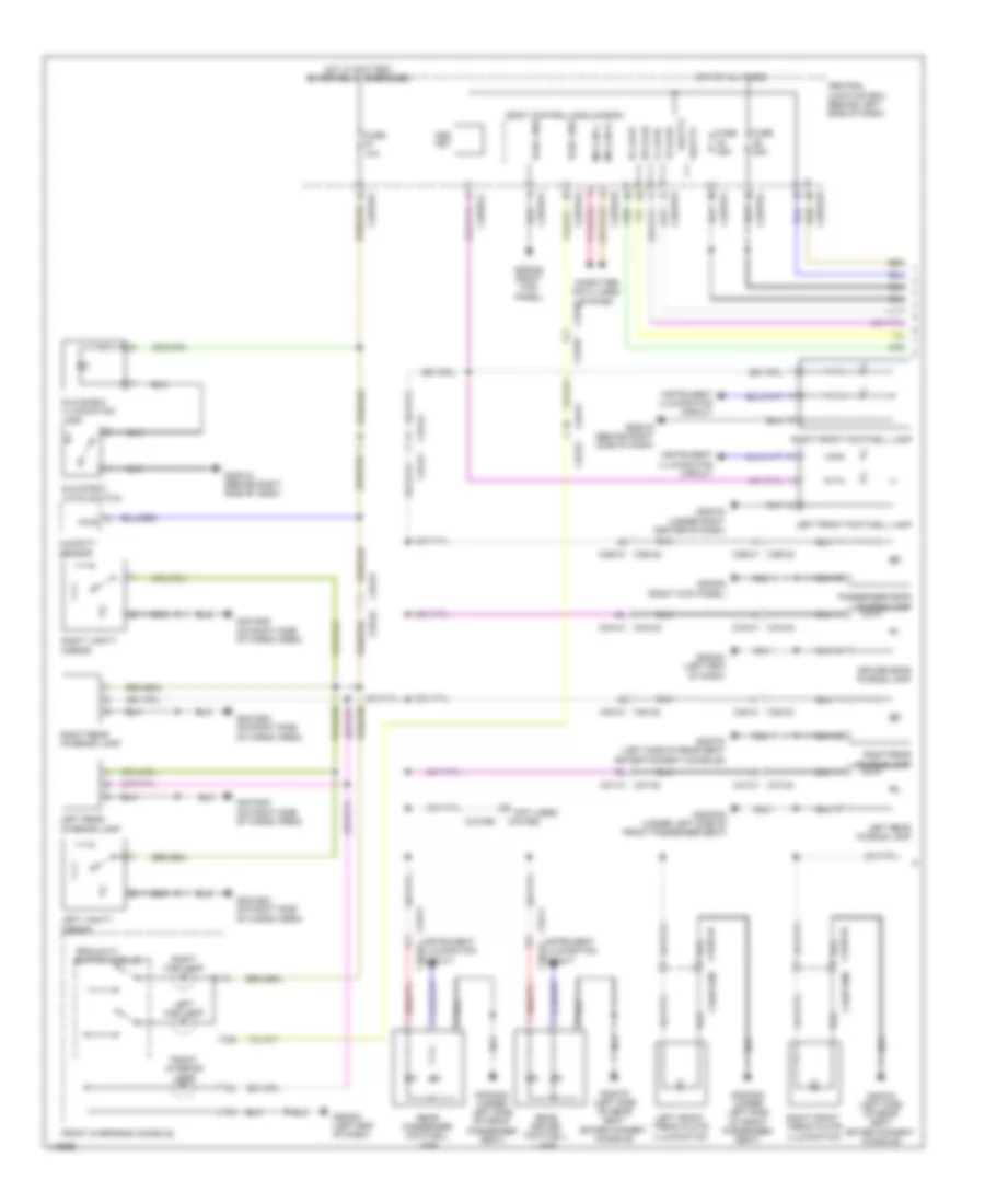 Courtesy Lamps Wiring Diagram 1 of 2 for Land Rover Range Rover 2013