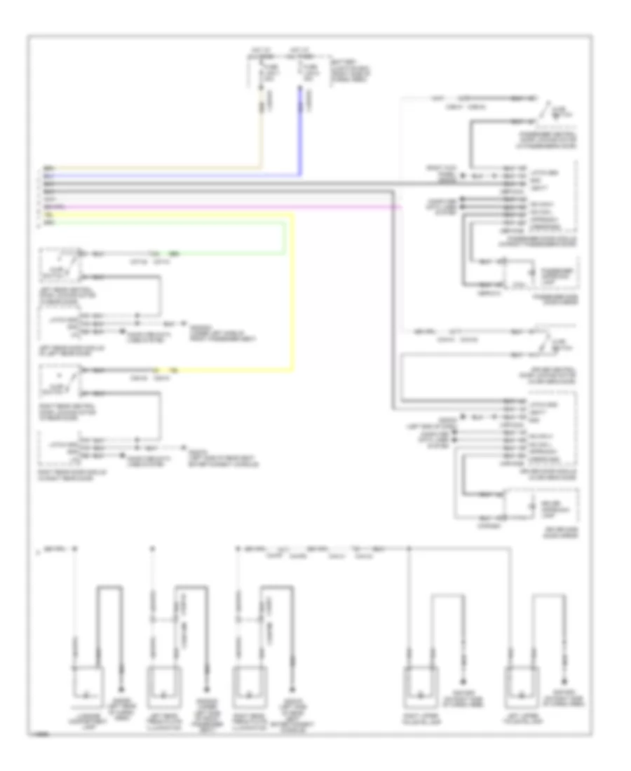 Courtesy Lamps Wiring Diagram 2 of 2 for Land Rover Range Rover 2013