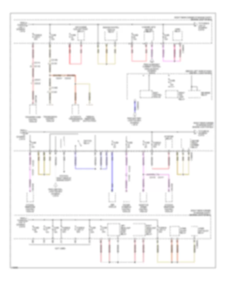 Power Distribution Wiring Diagram 2 of 9 for Land Rover Range Rover 2013