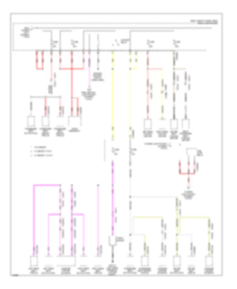 Power Distribution Wiring Diagram 8 of 9 for Land Rover Range Rover 2013