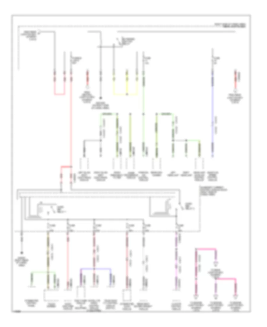 Power Distribution Wiring Diagram 9 of 9 for Land Rover Range Rover 2013