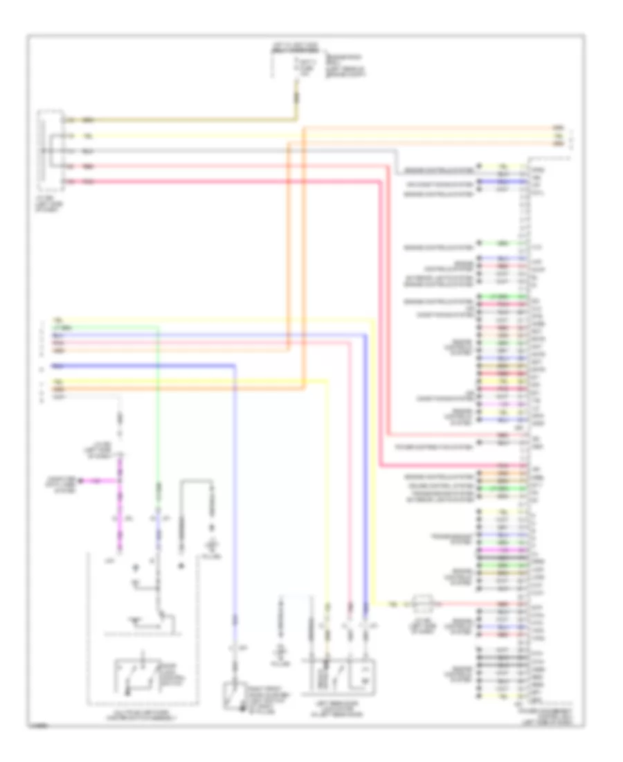 Forced Entry Wiring Diagram 3 of 5 for Lexus RX 450h 2011