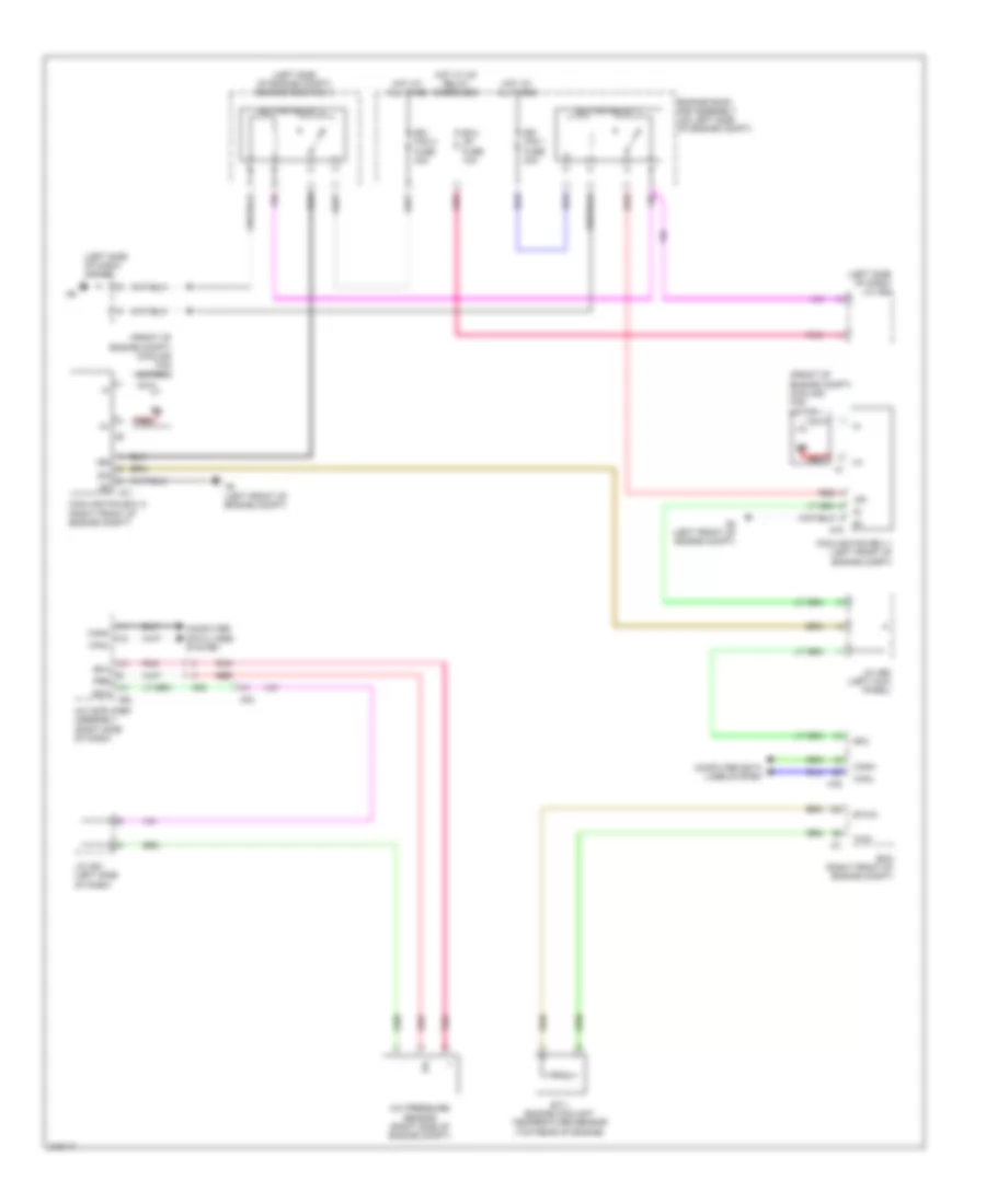 Cooling Fan Wiring Diagram for Lexus RX 450h 2011