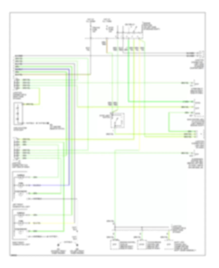 Exterior Lamps Wiring Diagram 2 of 2 for Lexus GX 470 2007