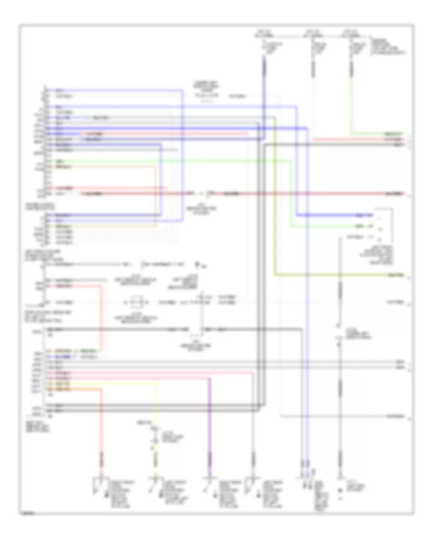 Power Windows Wiring Diagram 1 of 2 for Lexus GX 470 2007