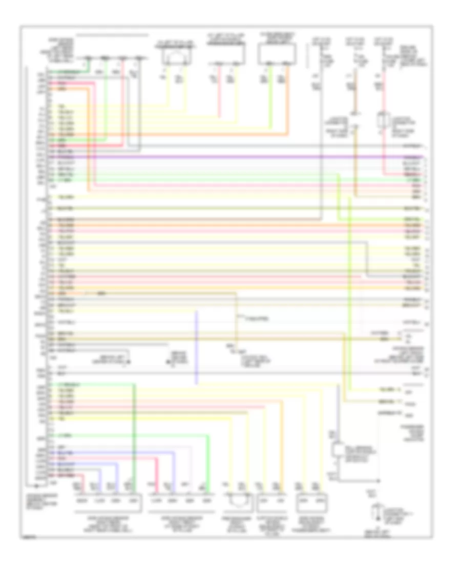 Supplemental Restraints Wiring Diagram 1 of 2 for Lexus GX 470 2007