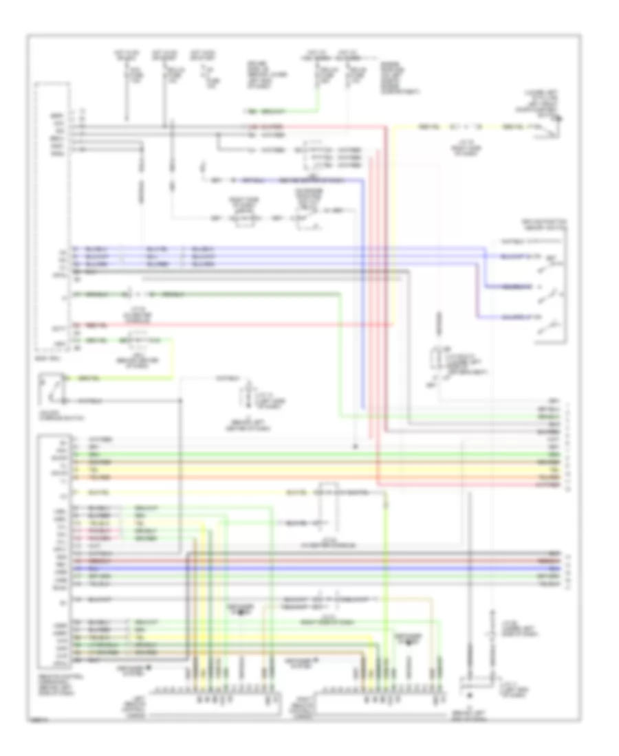 Memory Systems Wiring Diagram 1 of 3 for Lexus GX 470 2008
