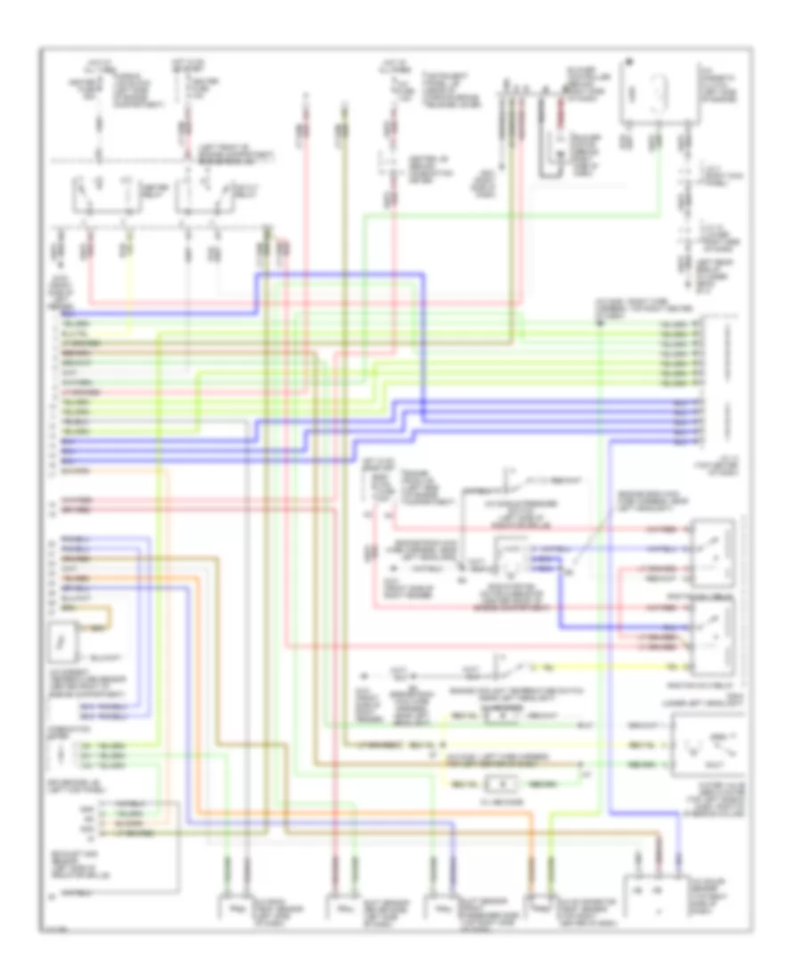 Air Conditioning Wiring Diagrams 2 of 2 for Lexus LS 400 1998