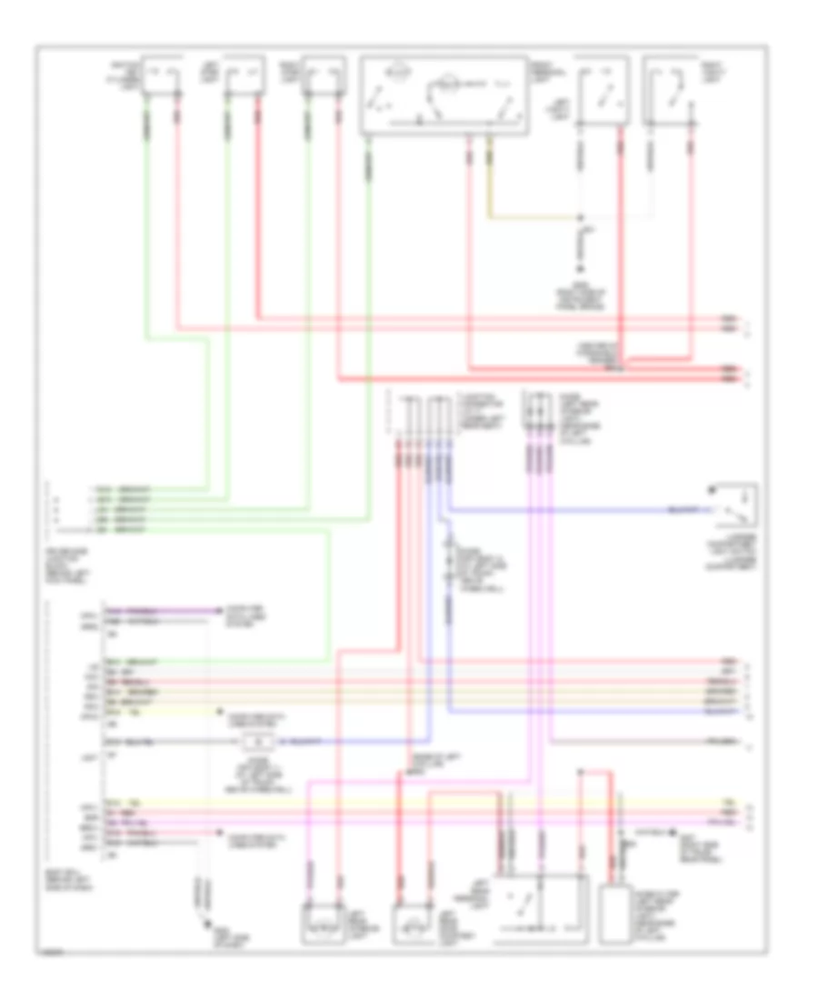 Courtesy Lamps Wiring Diagram 1 of 3 for Lexus LS 400 1998