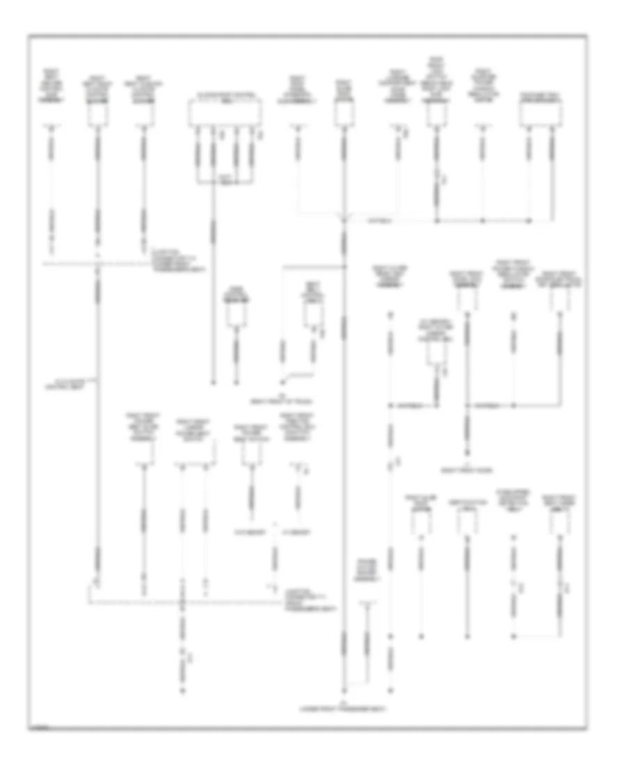 Ground Distribution Wiring Diagram 6 of 6 for Lexus IS 350C 2014
