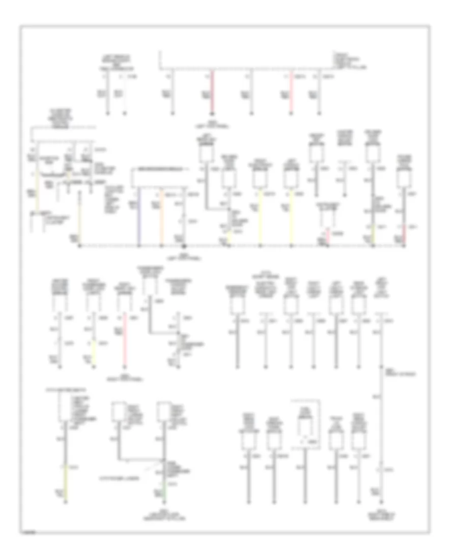 Ground Distribution Wiring Diagram 2 of 3 for Lincoln LS 2000