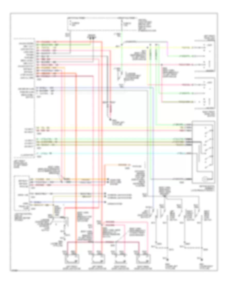Forced Entry Wiring Diagram for Lincoln Town Car Executive 2000