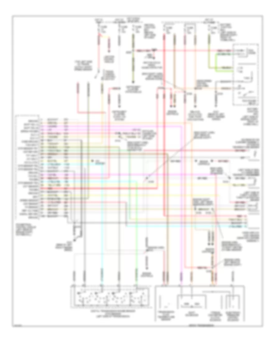 A T Wiring Diagram for Lincoln Town Car Cartier L 2001