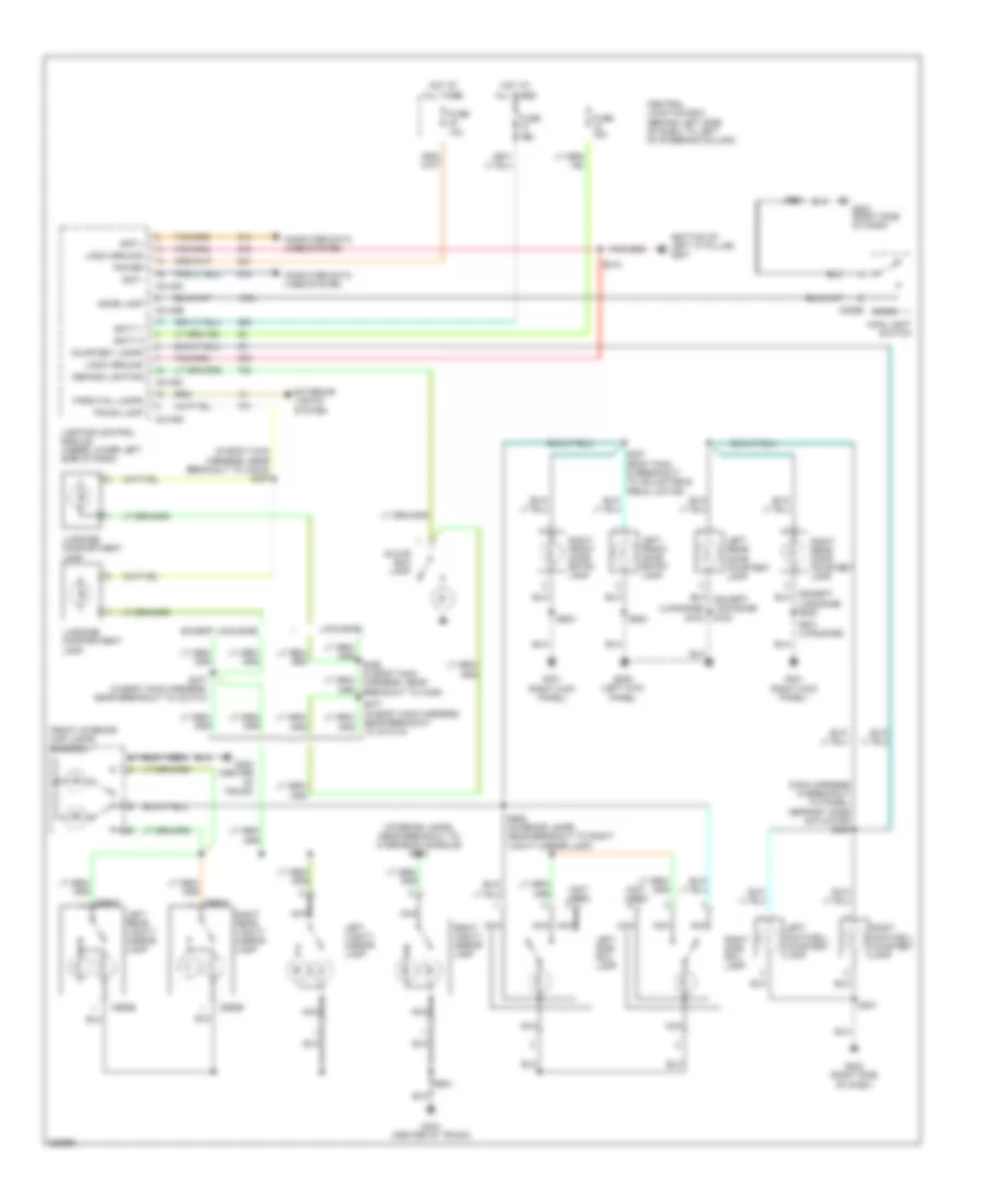 Courtesy Lamps Wiring Diagram for Lincoln Town Car Executive 2006