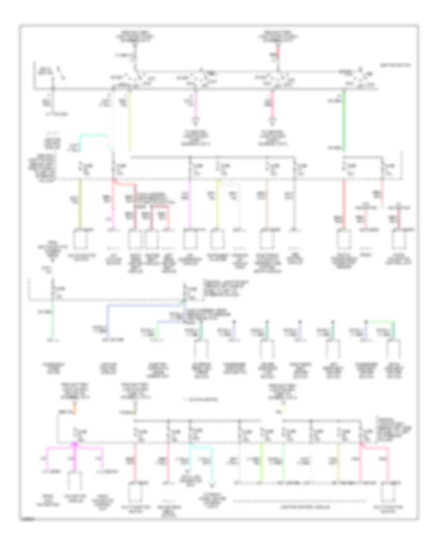 Power Distribution Wiring Diagram 2 of 3 for Lincoln Town Car Executive 2006